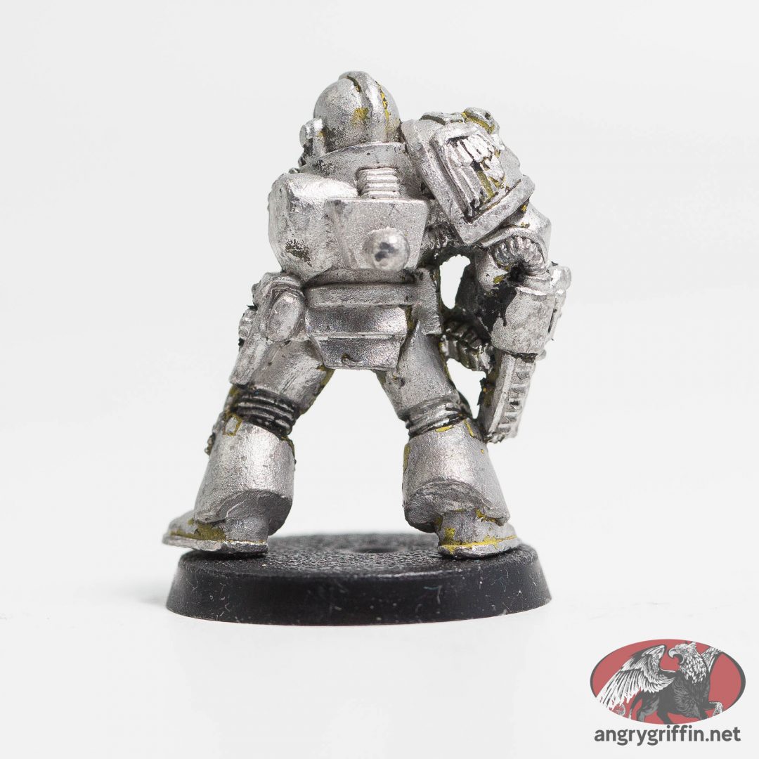 Metal Space Marine Apothecary with helmet – Angry Griffin