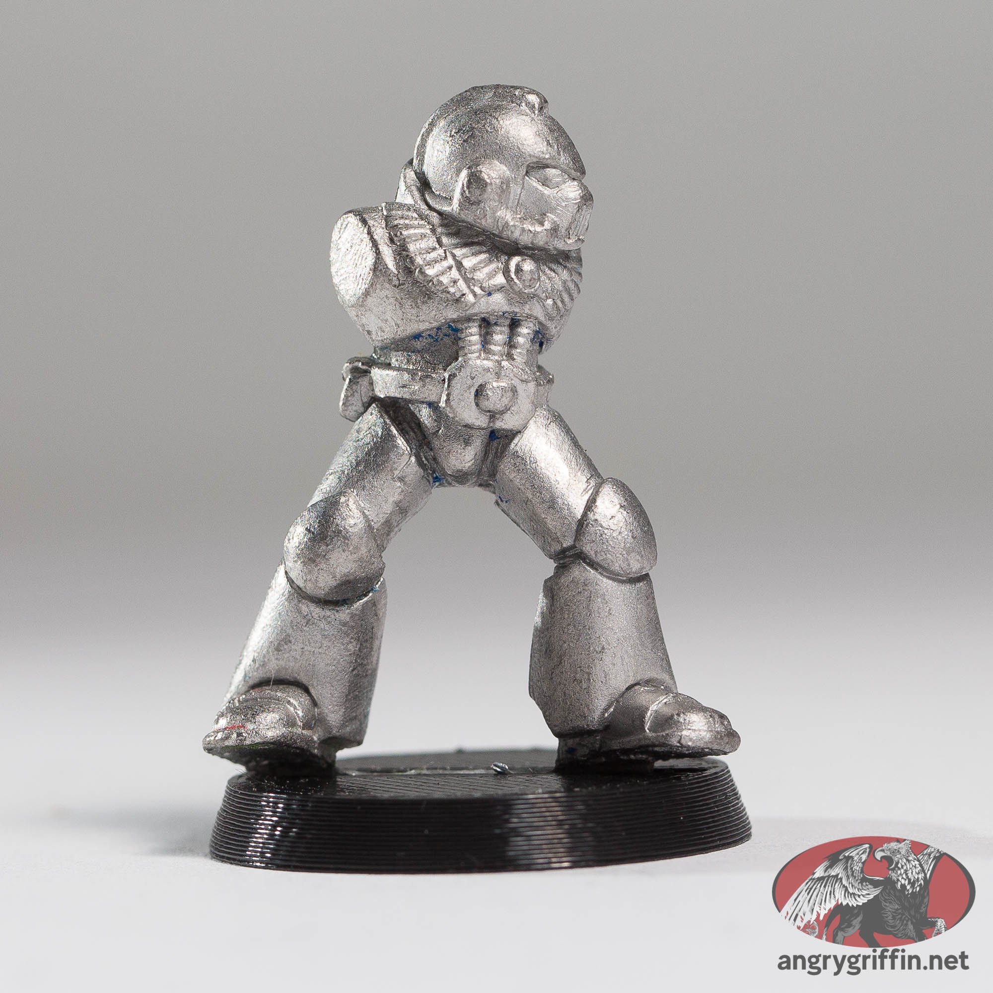 Metal Space Marine in Mk7 Armour 6 70106 56 – Angry Griffin