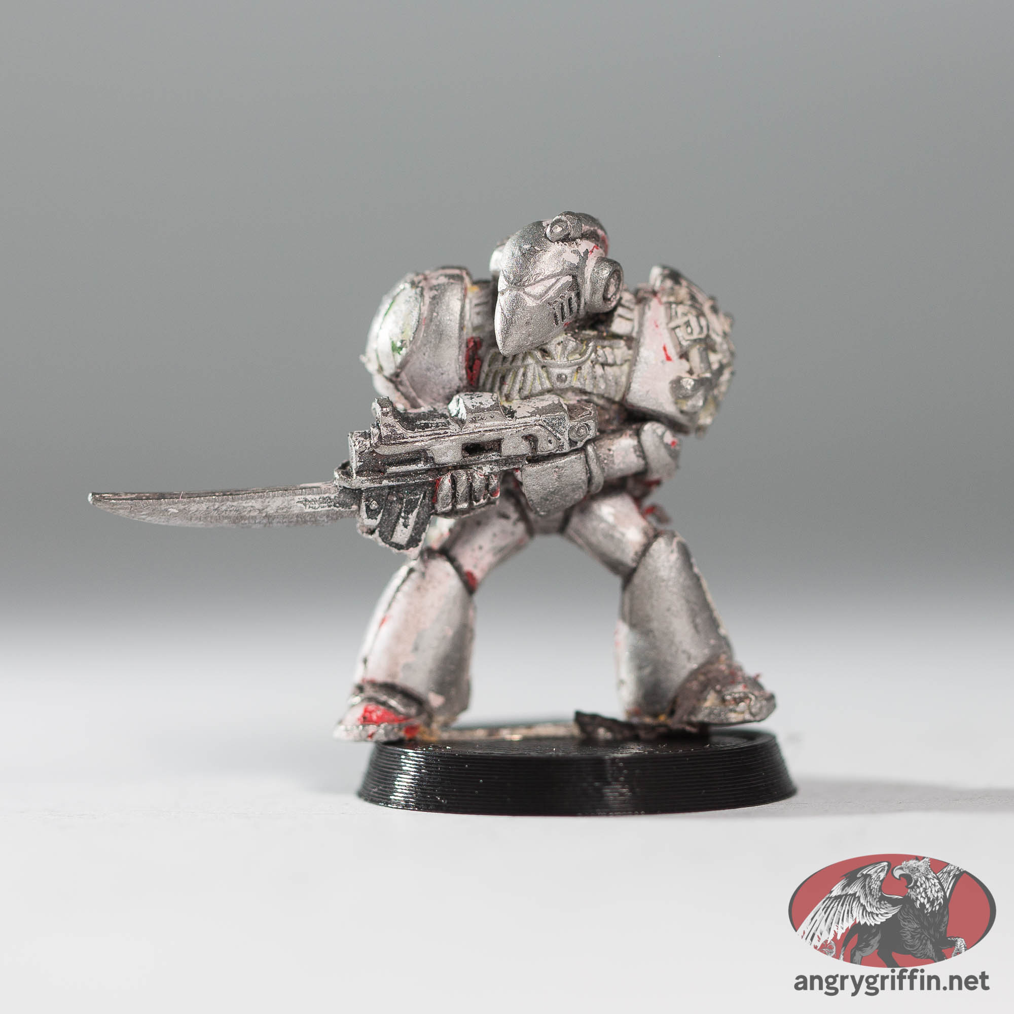 Metal Rogue Trader Space Marine with Terminator Honours, Bolter and ...