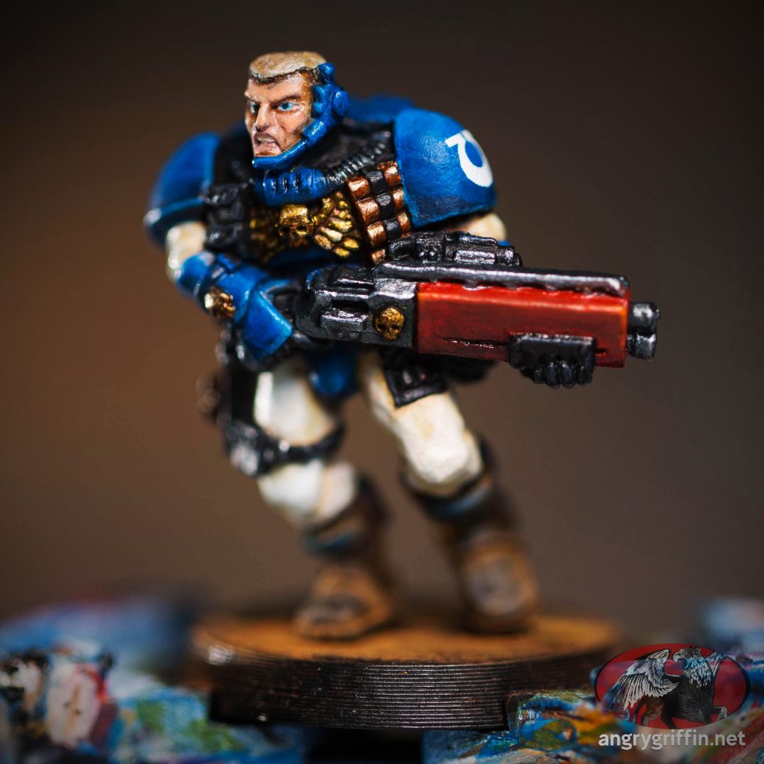 Metal Space Marine Scout with Shotgun 1 010109003 – Angry Griffin