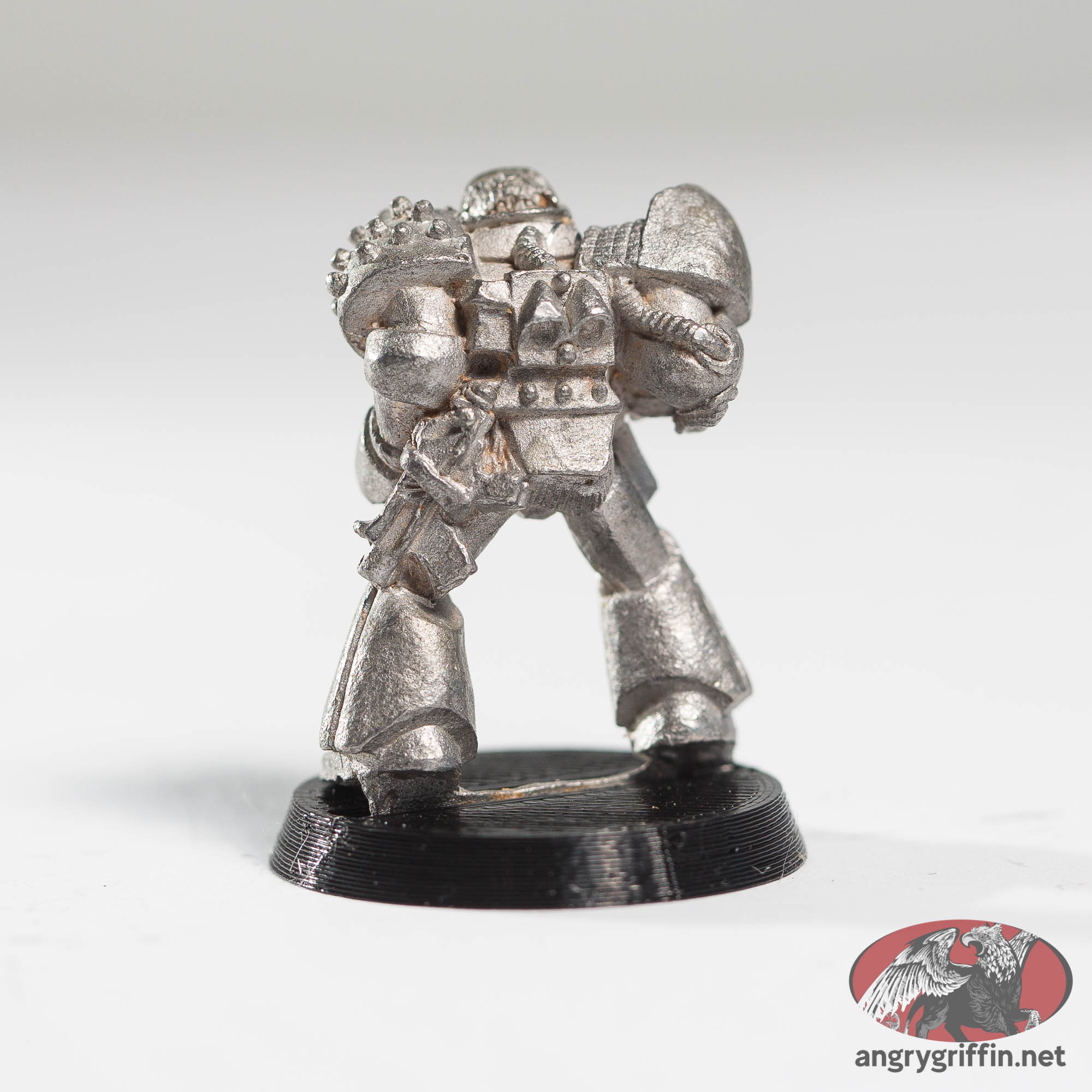 Metal Warhammer 40K Rogue Trader Space Marine Gunner 3 with Conversion ...