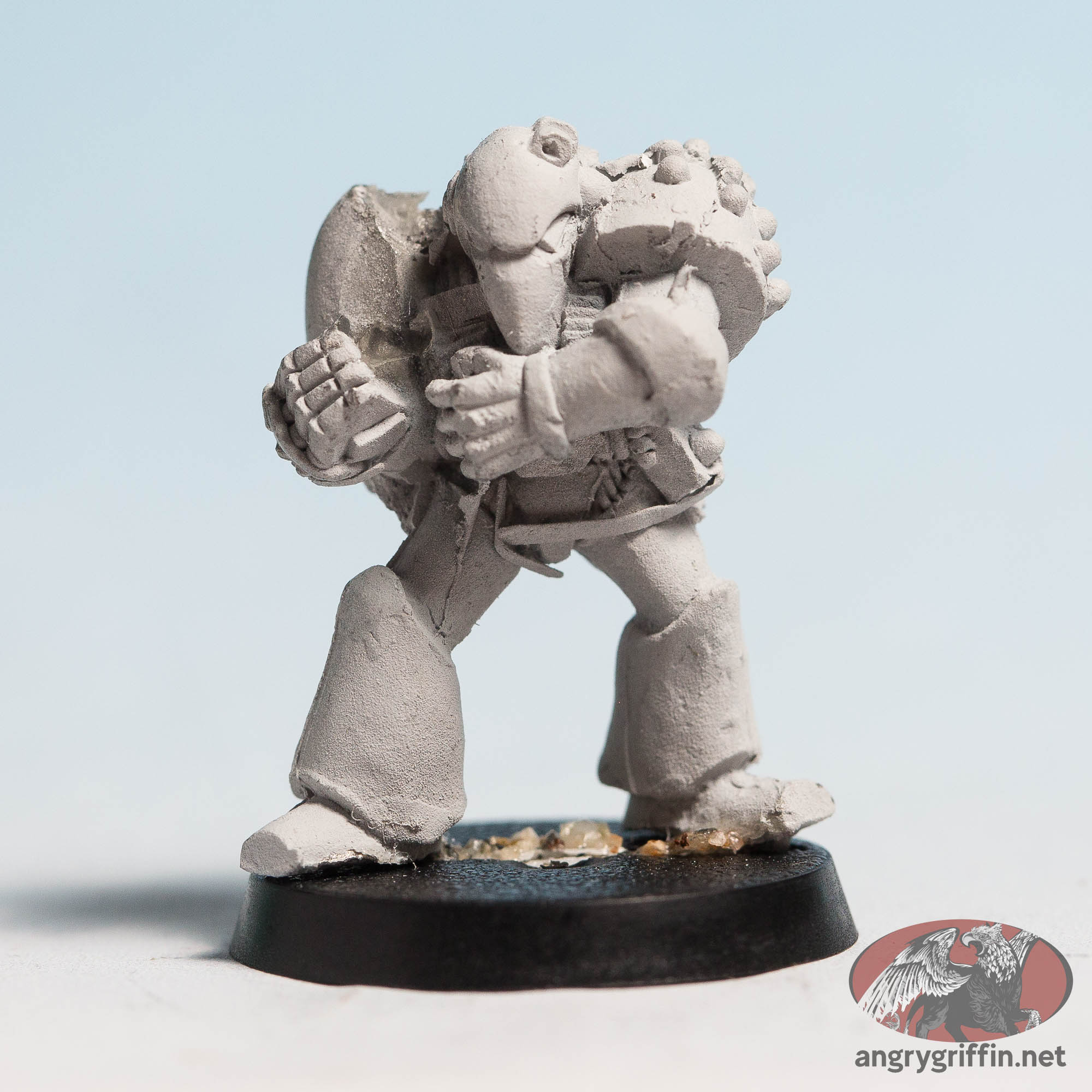 Metal Space Marine Rogue Trader Gunner 5 – Angry Griffin