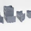 Vallum Pattern Bastion - STL for 3D printing - Modular Wargaming Terrain, Warhammer 40K 30K Etc. - Image 3