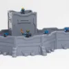 Vallum Pattern Bastion - STL for 3D printing - Modular Wargaming Terrain, Warhammer 40K 30K Etc.