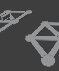 25mm Round Base x5 Movement Tray - Skirmish Distance