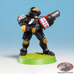 Adeptus Arbites Grenade Launcher (Rogue Trader, 2nd Ed.)