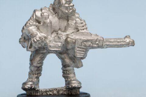 Chainsaw Warrior with Reaper Cannon