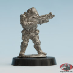 S36 Imperial Marine in Power Armour with Autolaser
