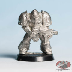Space Marine in Mark 3 Iron Suit