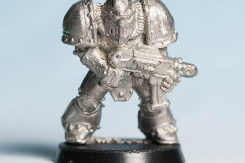 Space Marine in Mark 3 Iron Suit