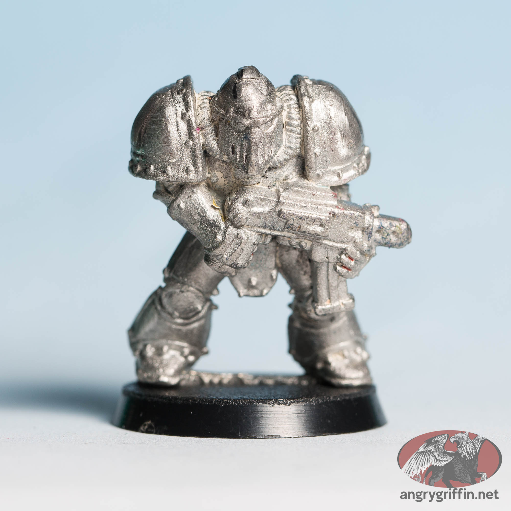Space Marine in Mark 3 Iron Suit