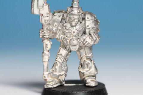 Space Marine in Mk1 Thunder Armour 2
