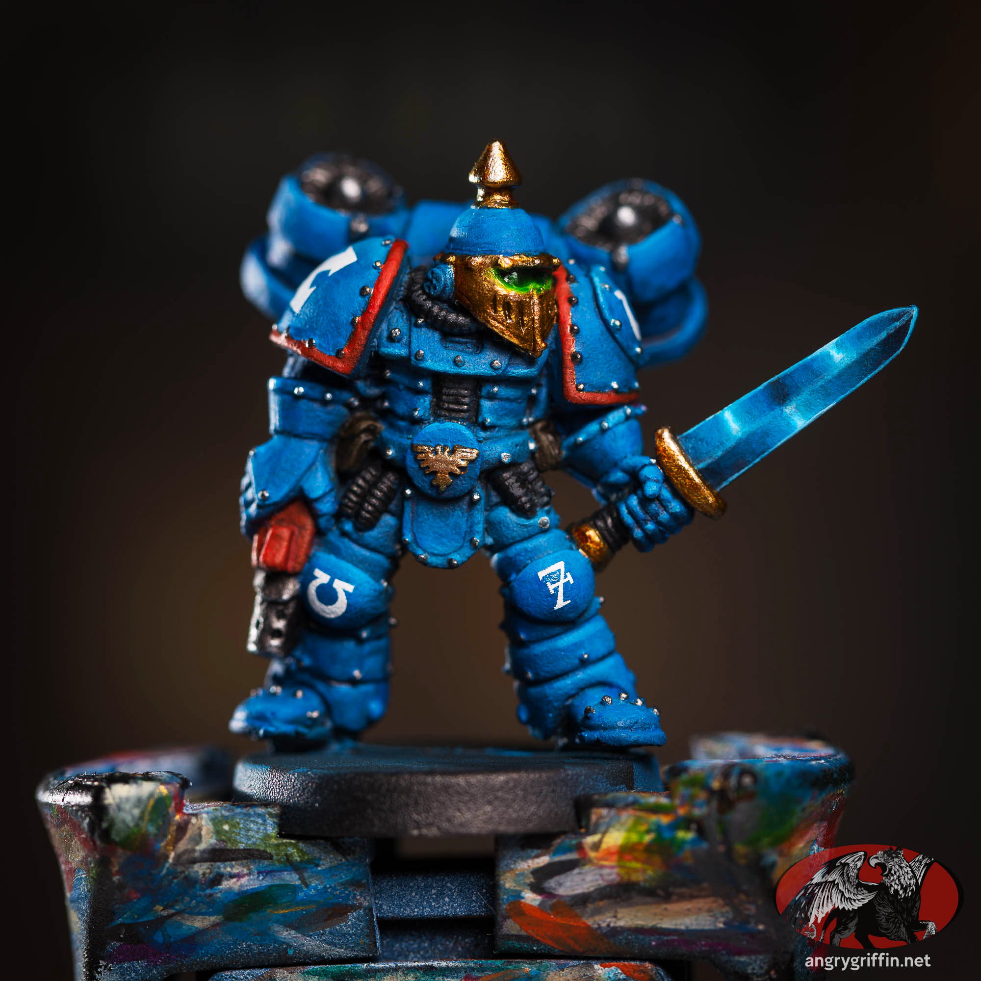 Space Marine in Mark 2 Crusade Suit 2