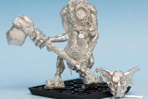 Stone Troll with Two Handed Axe