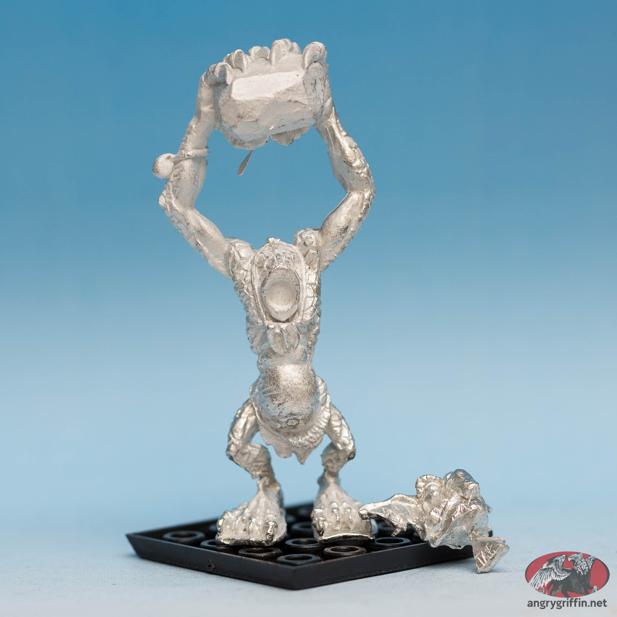 Stone Troll With Rock