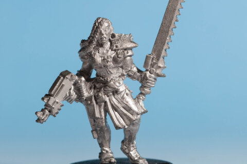 Escher with Auto Pistol and Chainsword