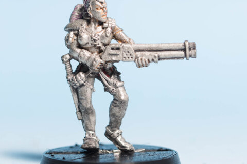 Escher with Shotgun