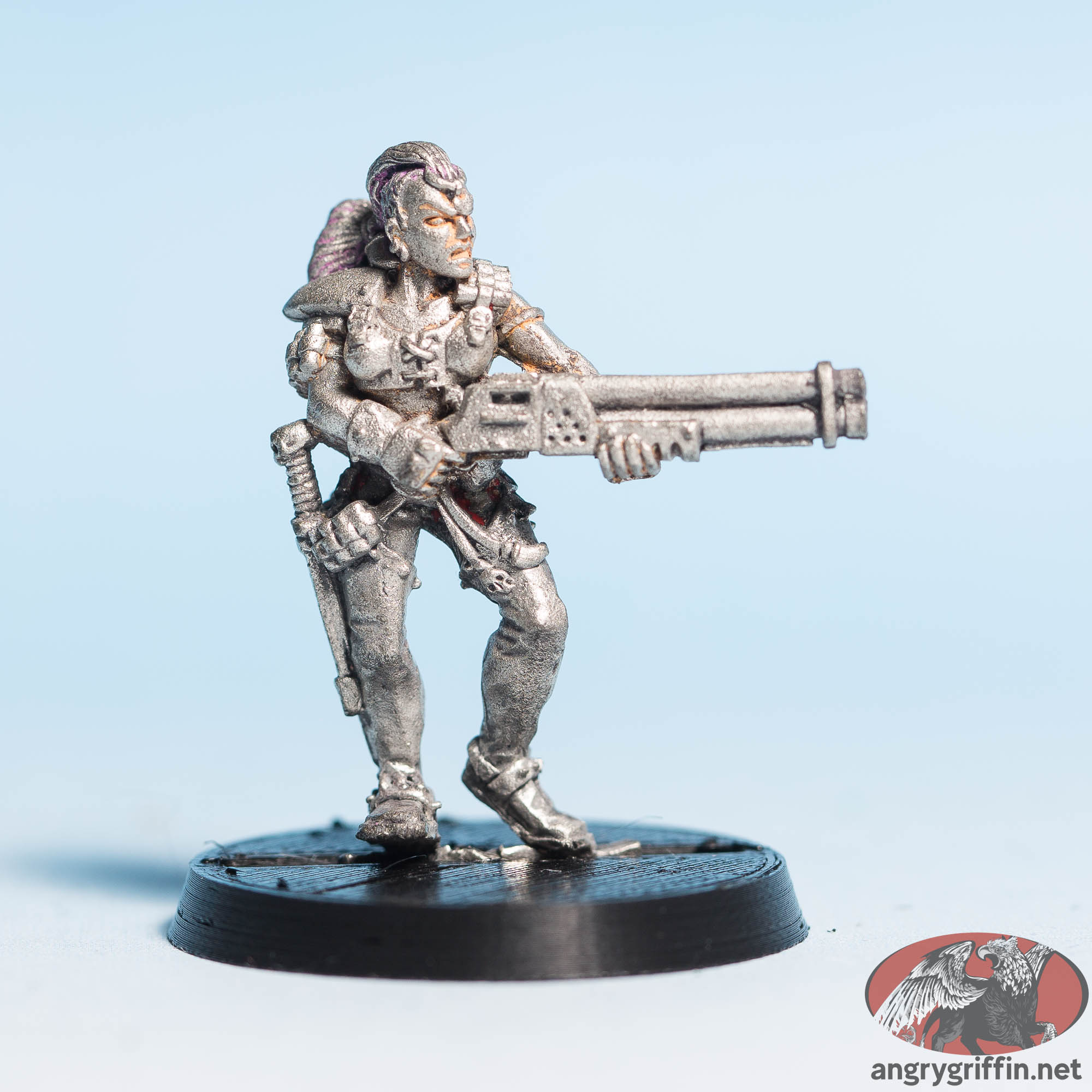 Escher with Shotgun
