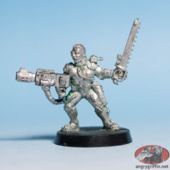 Van Saar Leader with Melta Gun and Chainsword