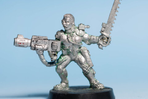 Van Saar Leader with Melta Gun and Chainsword
