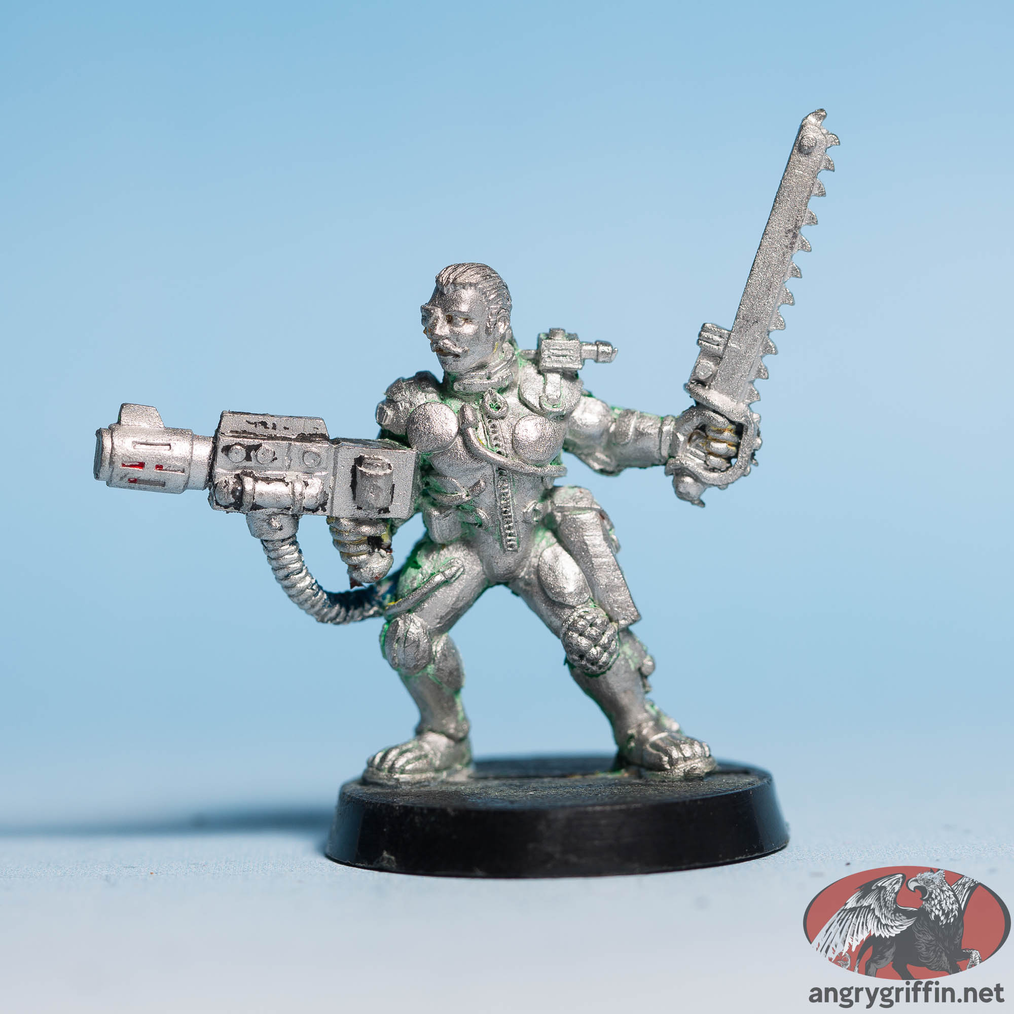 Van Saar Leader with Melta Gun and Chainsword