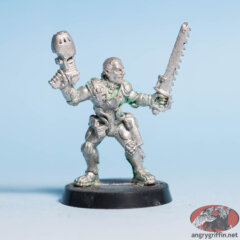 Van Saar Leader with Plasma Pistol and Chainsword