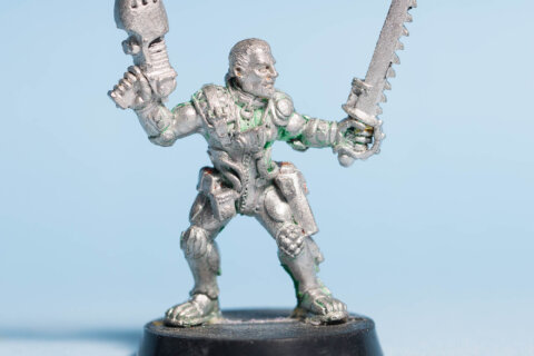 Van Saar Leader with Plasma Pistol and Chainsword