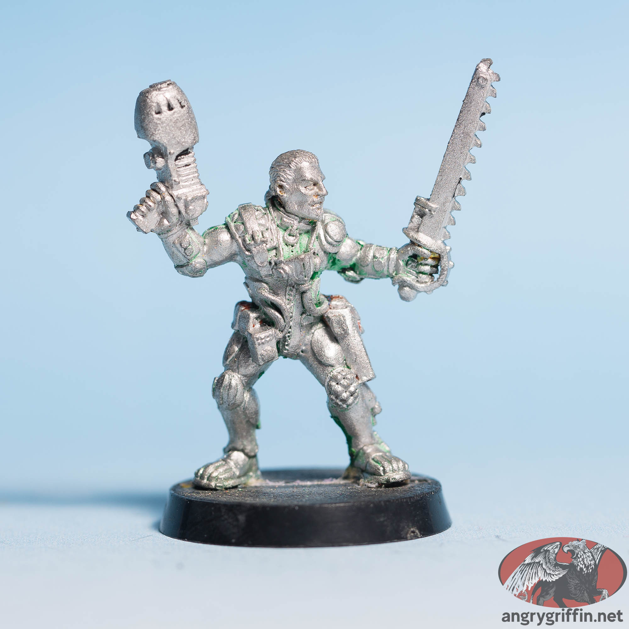 Van Saar Leader with Plasma Pistol and Chainsword