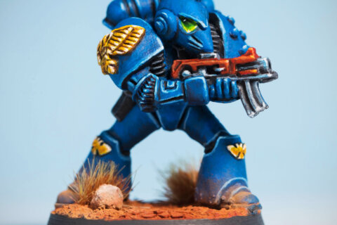 Space Marine in Mk6 Corvus Armour 1