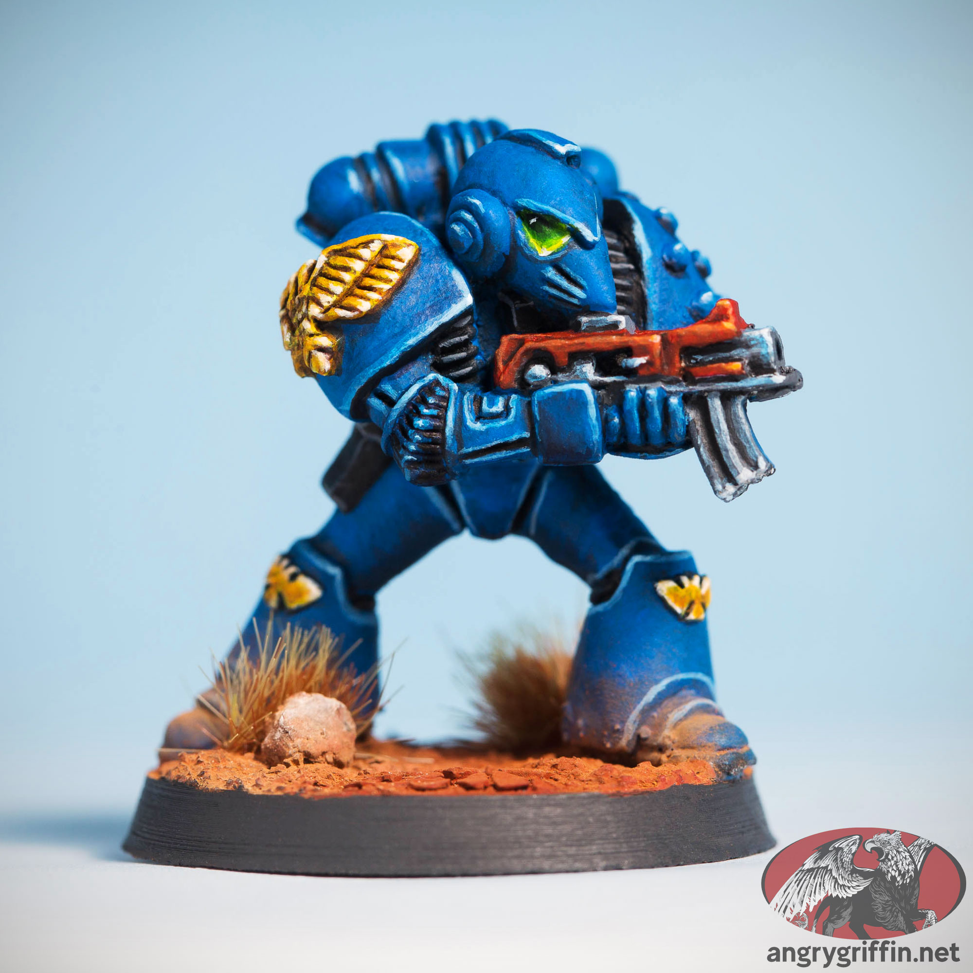 Space Marine in Mk6 Corvus Armour 1
