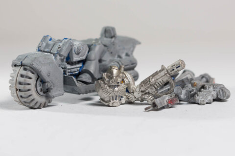 Space Marine Bike Rider with Meltagun (2nd Ed.)