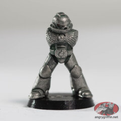 Space Marine in Mk8 Errant Armour 1