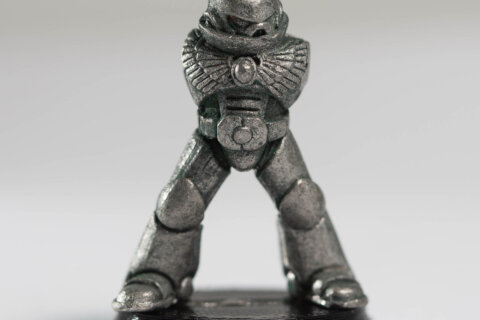 Space Marine in Mk8 Errant Armour 1