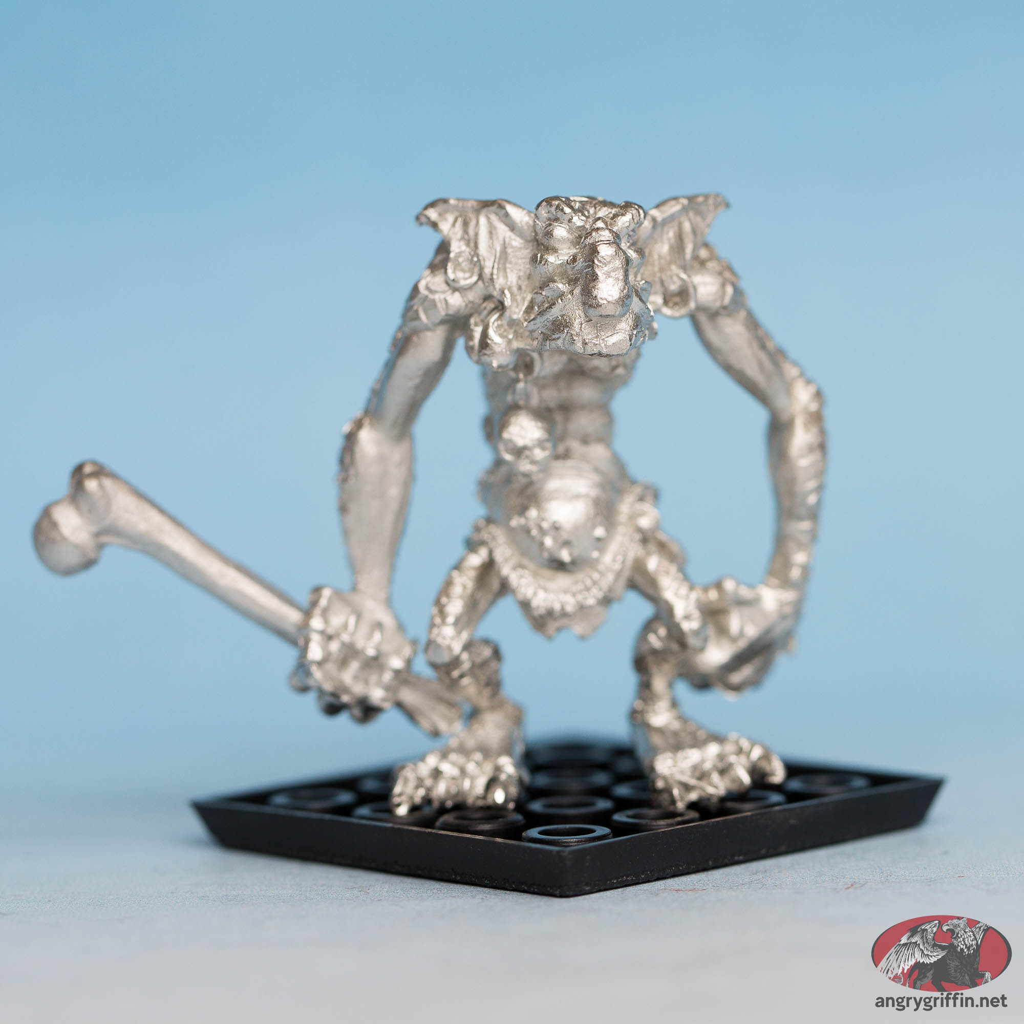 Stone Troll With Bone Club
