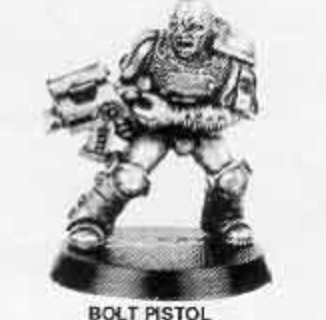 Space Marine Scout With Bolt Pistol