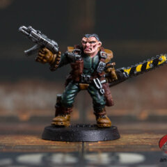 Chainsaw Warrior with Chainsaw and Blaster