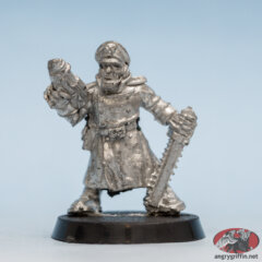 Commissar with Las-Pistol and Chainsword 03