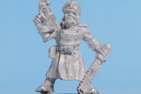 Commissar with Las-Pistol and Chainsword 03