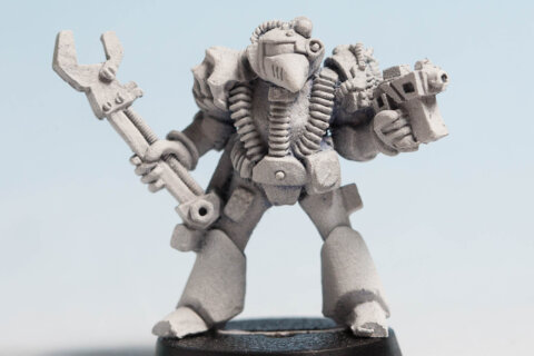 Tech Marine with Wrench