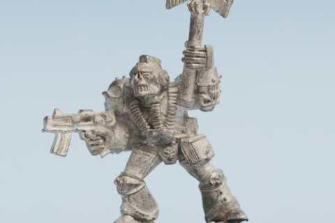 Chaplain with Crozius and Bolter