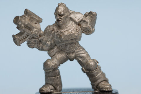 Space Marine Scout With Bolt Pistol and Combat Knife 3