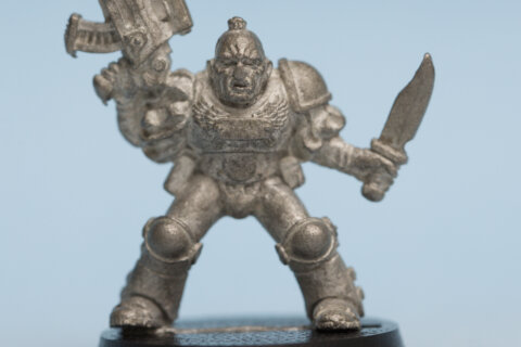 Space Marine Scout With Bolt Pistol and Combat Knife 4