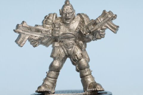 Space Marine Scout With Bolt Pistols