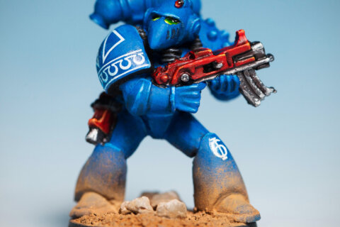 Space Marine in Mk6 Corvus Armour 2