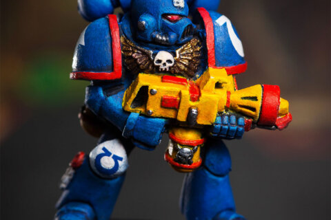 Space Marine with Flamer (2nd. Ed.)