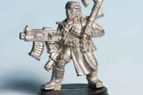 Orlock Leader with Boltgun and Power Axe