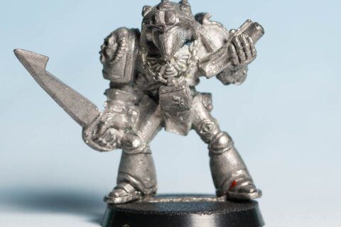 Space Marine Librarian with Force Sword and Scroll