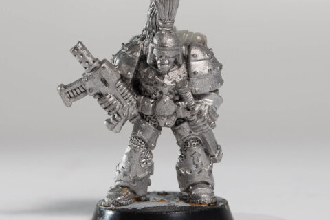 Space Marine in Mk1 Thunder Armour 1