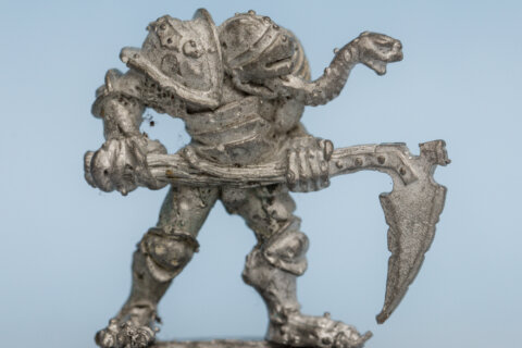 Nurgle Champion with Scythe and Tongue