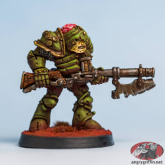Nurgle Champion with Tech Weapon